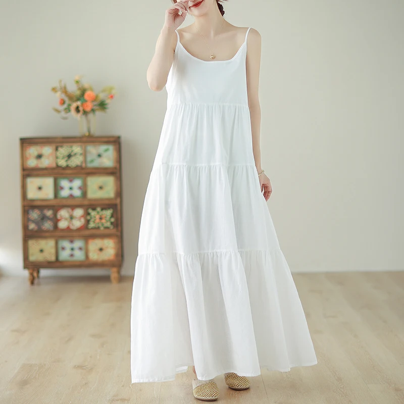 Dupla camada de algodão linho feminino retro étnico sle maxi saia cinta dr fre a linha verão longo dr assou bolo saia