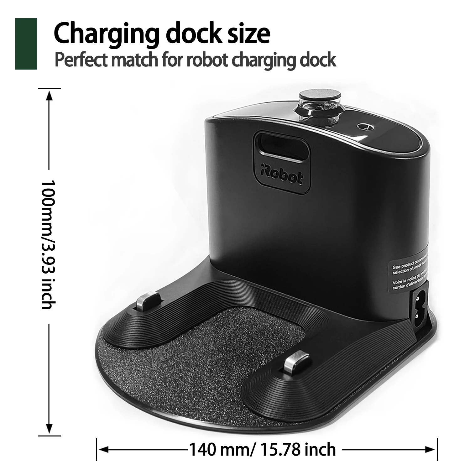 قاعدة شحن متوافقة مع قاعدة شحن سلسلة iRobot Roomba E5 E6 i1 i3 i4 i6 i7 i8 500 600 700 800 900