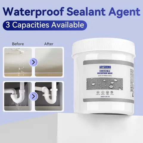 30/100/300g Transparent Reparerande Läckage Vattentätt Lim Stark Bindning Tätningsmedel Osynligt Vattentätt Anti-Läckagemedel 8 best sales vattentät osynlig självhäftande pasta - №5