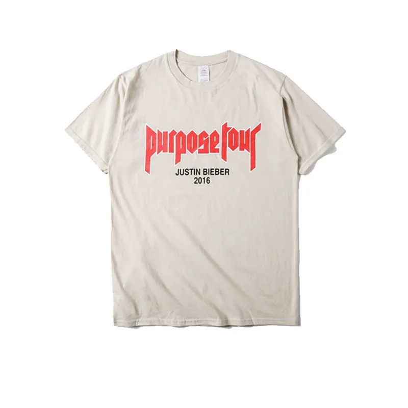 Justin Bieber Purpose Tour T Shirt Men Women Casual Hip Hop Skateboard Streetwear My Mama Don\'t Like You Oversized Tee Y2k Tops