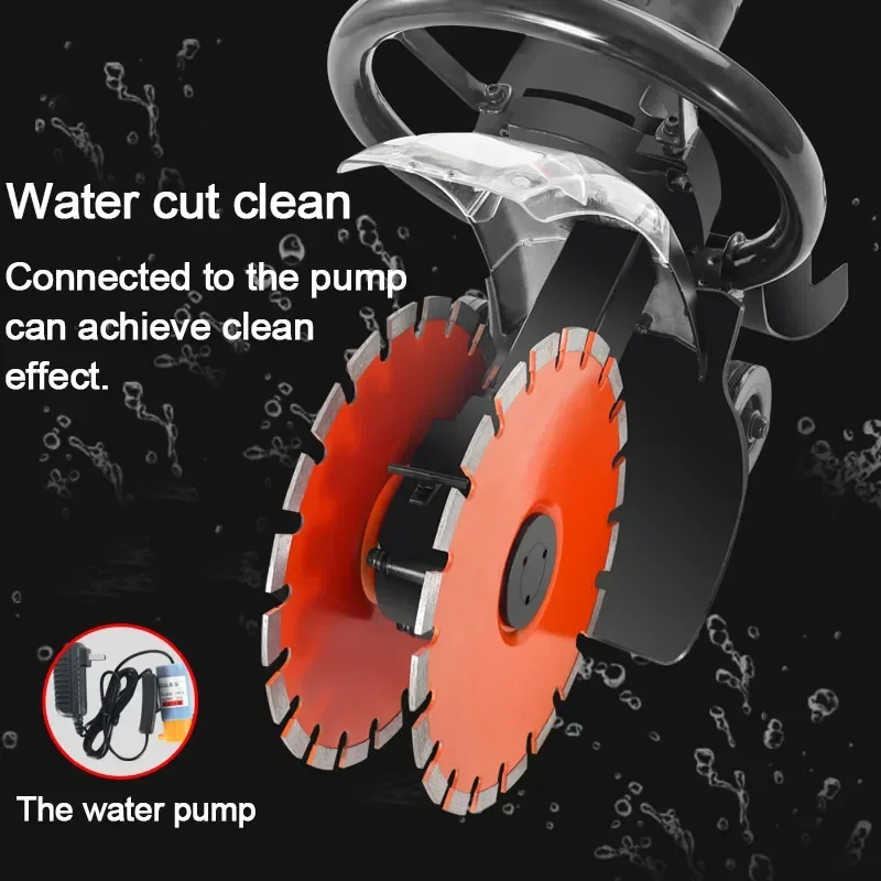 آلة الحز المزدوجة الخالية من الغبار، تركيب الطاقة الكهرومائية، عمل الرخام من خلال آلة قطع الجدار، الأدوات الكهربائية #4