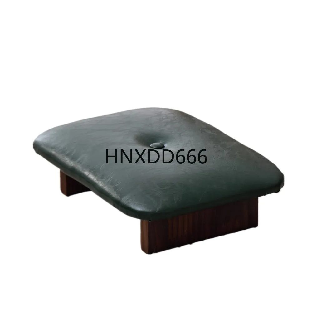 

Toddlers Adults Stool Arcade Rectangular Entrance Living Room Stool Ottoman Leather Reposapies Oficina Hallway Furniture