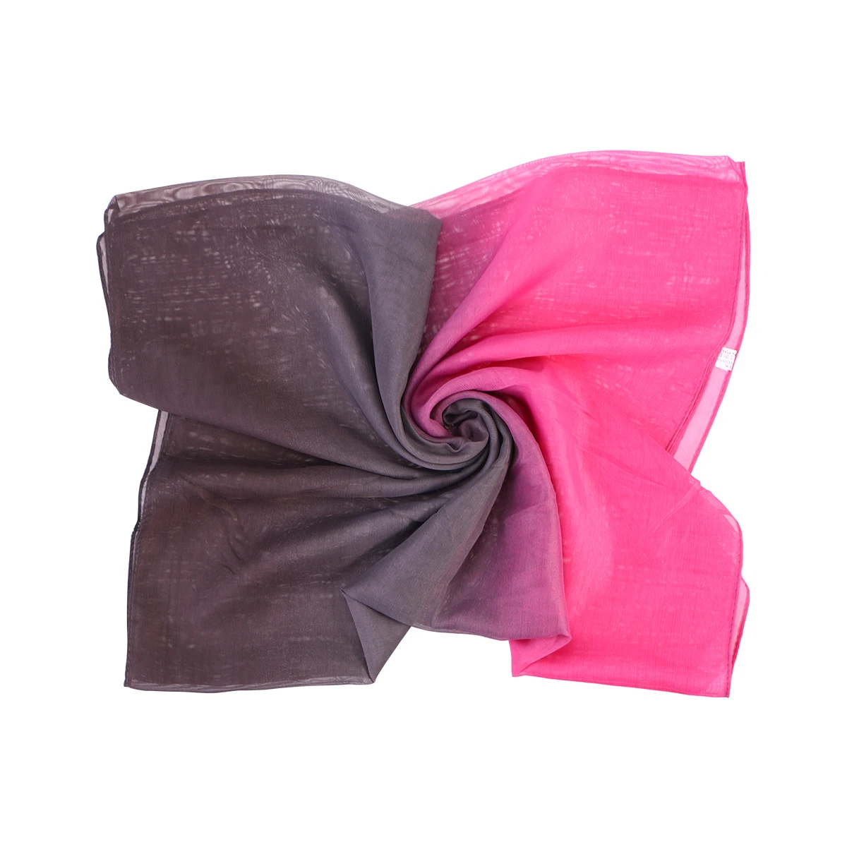 

Elegant Women'S Chiffon Gradient Color Lightweight Multi-Way Wearable Soft Texture Versatile Pink Grey Fashionable Beach