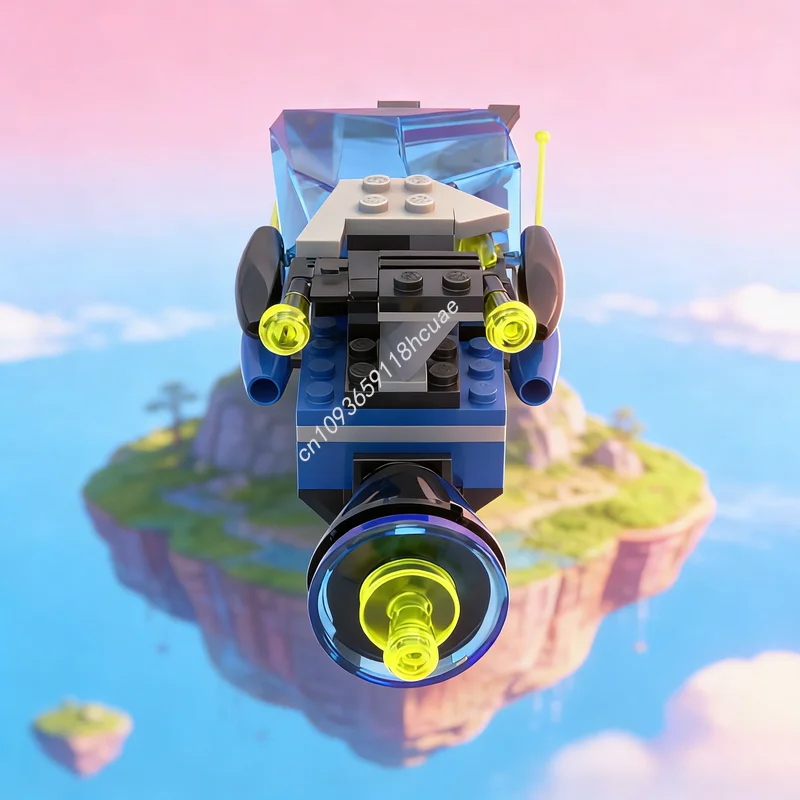 

395 деталей MOC UTF Cratewolf 3 Space Unitron, конструктор, игрушка, развивающий набор, подарок на Рождество, DIY, для детей