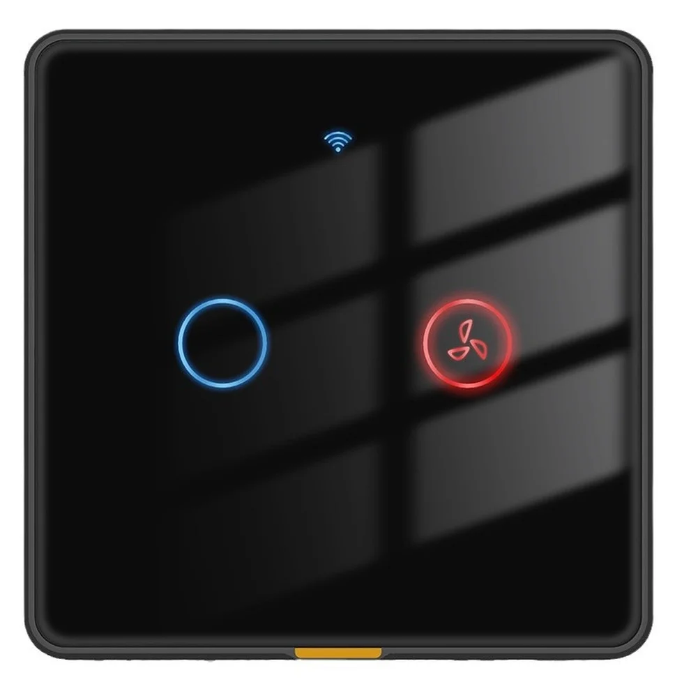 

Умный переключатель для вентилятора и освещения с Wi-Fi и голосовым управлением, не требующая изоляции цепи нейтрального провода для повышенной безопасности