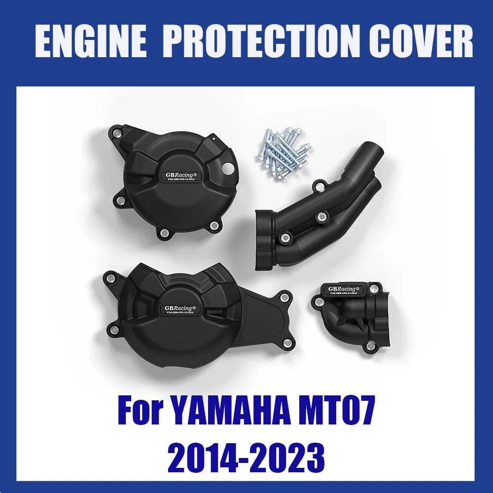 GB Racing Engine Cover MT07 FZ07 XSR700 TENERE700 2014-2023 For YAMAHA Motorcycle Alternator Clutch Protection Cover Accessories