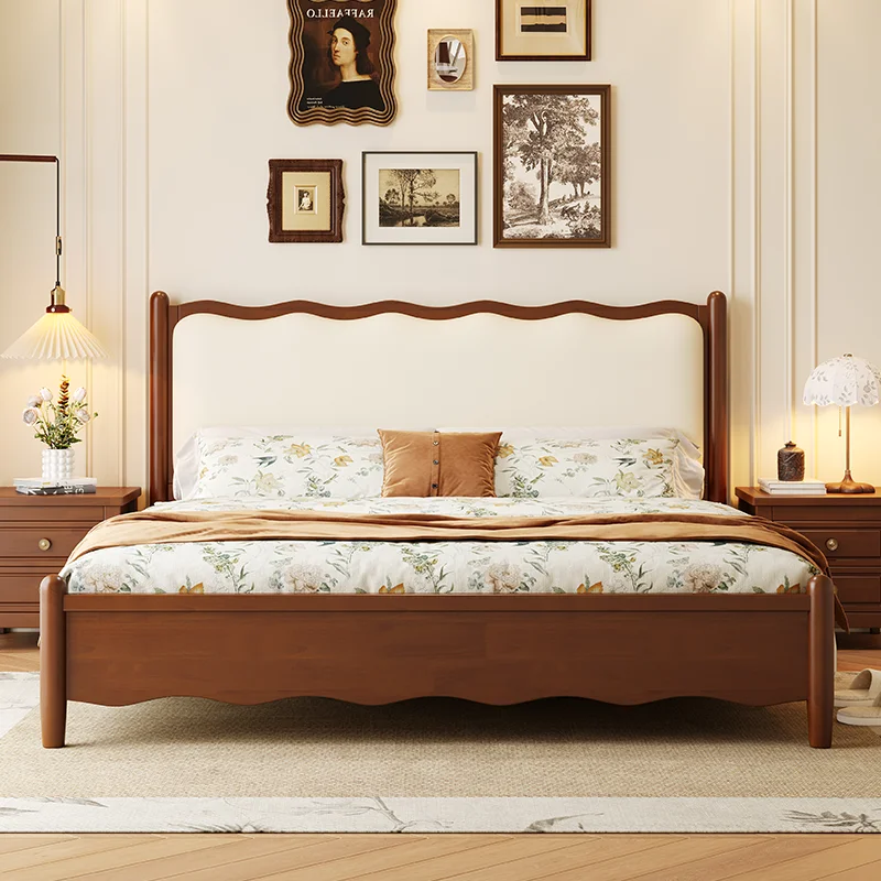 

Designer Princess Double Bed Bedroom Frame Large Wooden Luxury Double Bed Frames Headboards Letto Matrimoniale Furniture