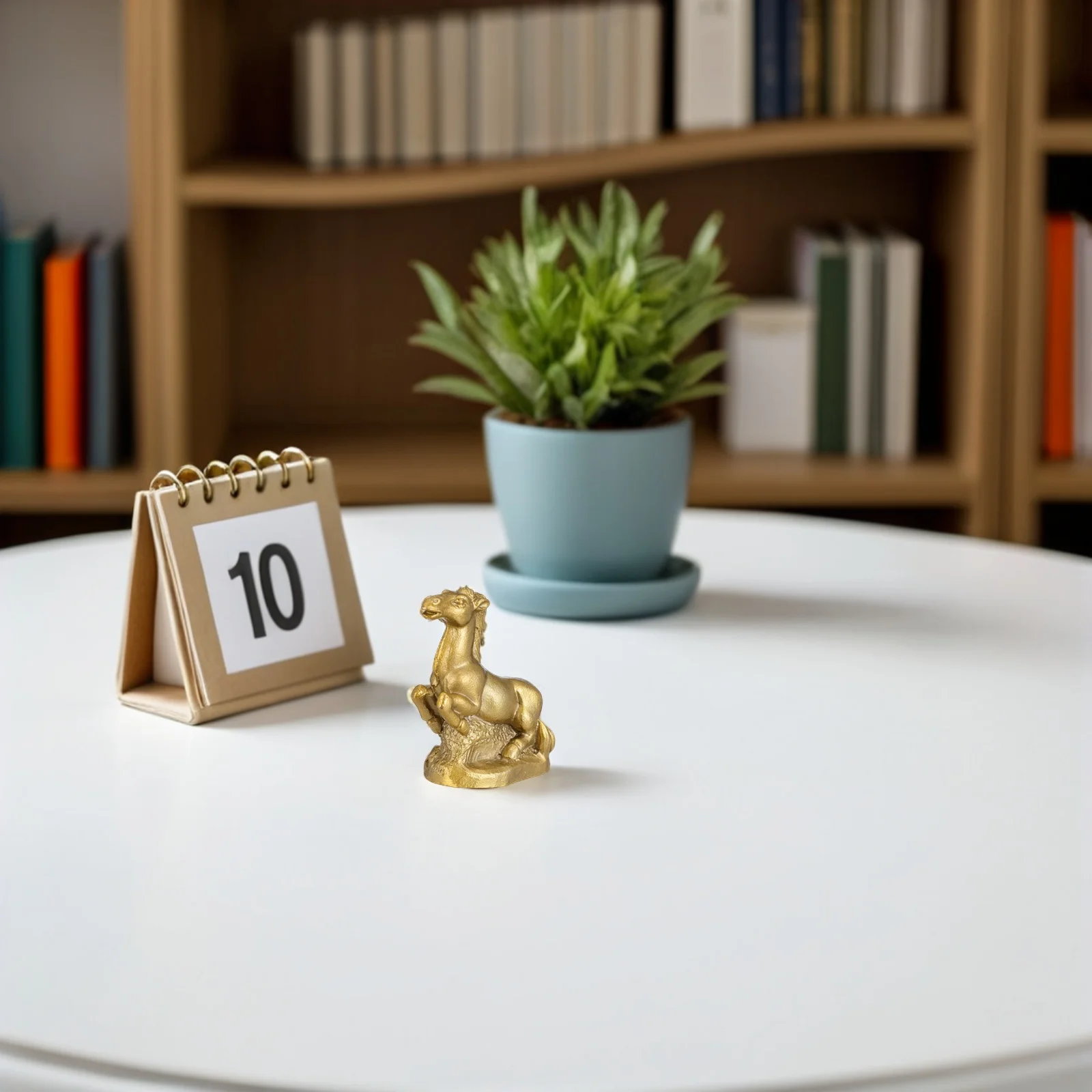 

Copper Horse Vintage Small Horse Decoration Metal Animal Home Office Desk Decor Living Room Bedroom Shelf Display