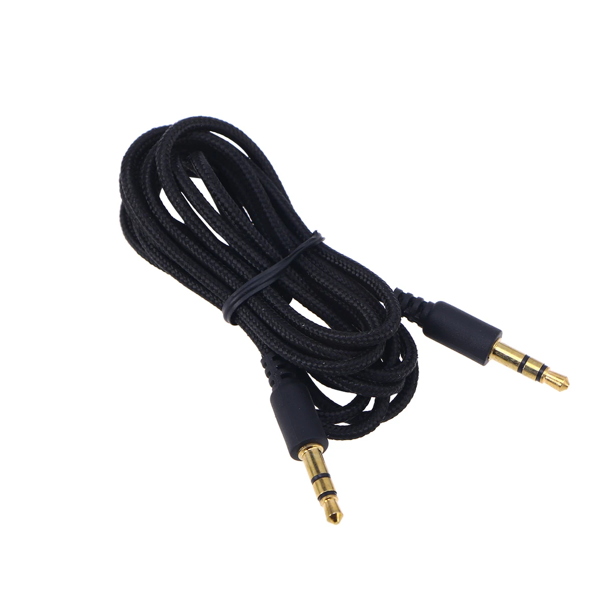 

1.5 Meters 3.5mm Male To Male Stereo Audio Cable Headphone Extension Cable Adapter for Smatrphones Tablets (Black)