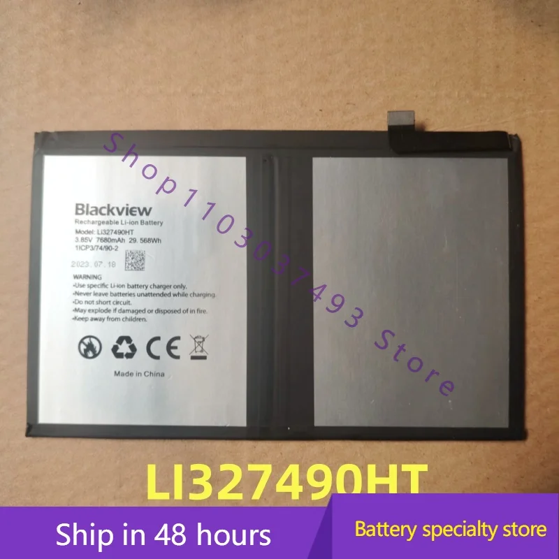 

new high-quality compatible battery For Blackview Tab 80 Li327490HT 7680mAhmobile phone battery