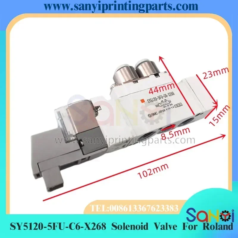 

Best Quality SY5120-5FU-C6-X268 SMC Solenoid Valve For Roland 700 Printing Machine Parts