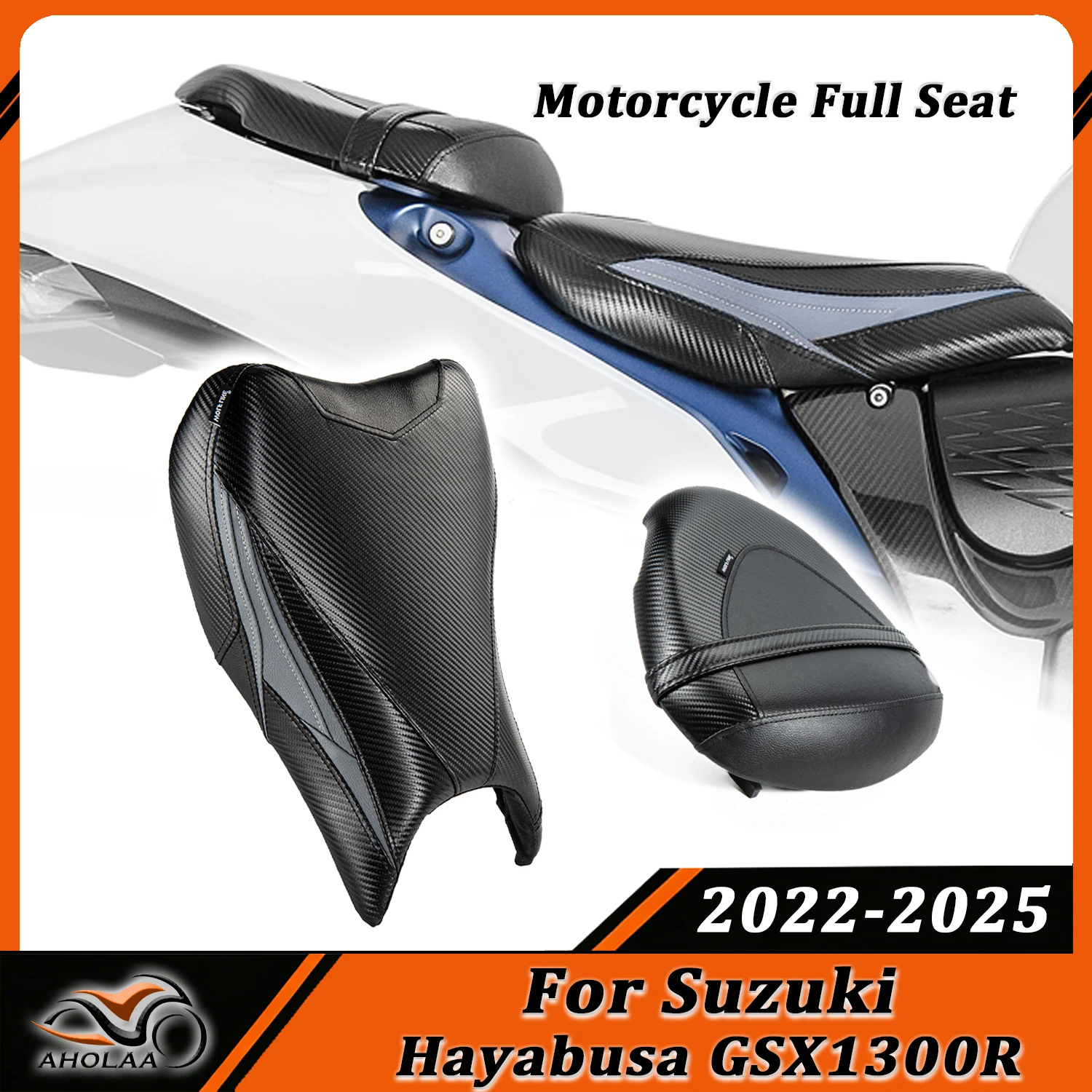 

Front Driver Rider Rear Passenger Seat Cushion Cowl For Suzuki Hayabusa GSX 1300R GSX1300R 2022-2025 Motorcycle Accessories
