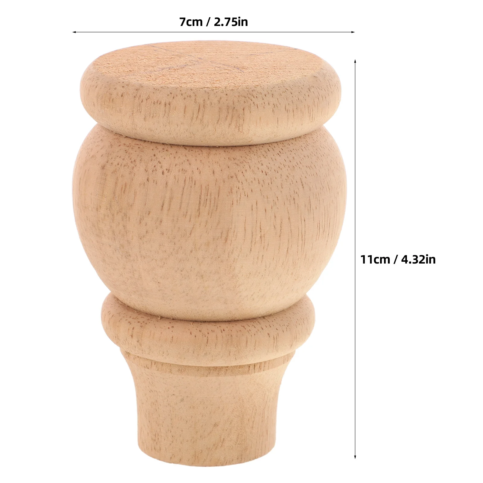 Pengganti Kaki Furnitur Kayu Tahan Lama untuk Meja Sofa Kabinet Kaki Tempat Tidur untuk Kursi Rak Pajangan Kayu Dekoratif