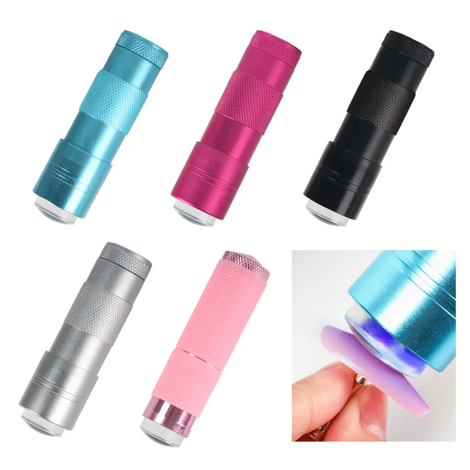 

Mini UV Nail Drying Lamp Handheld Silicone Press UV Light Lamp Dryer for Nails Art Portable Nail Dryer Machine Nail Art Tools