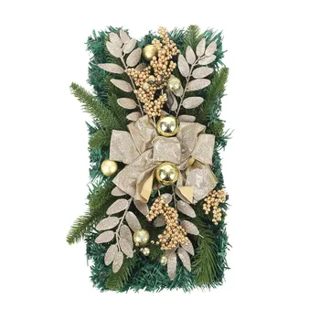 LED 크리스마스 계단 화환, 크리스마스 장식, 소나무 바늘 화환, 크리스마스 홈 문짝 창 장식 장식품