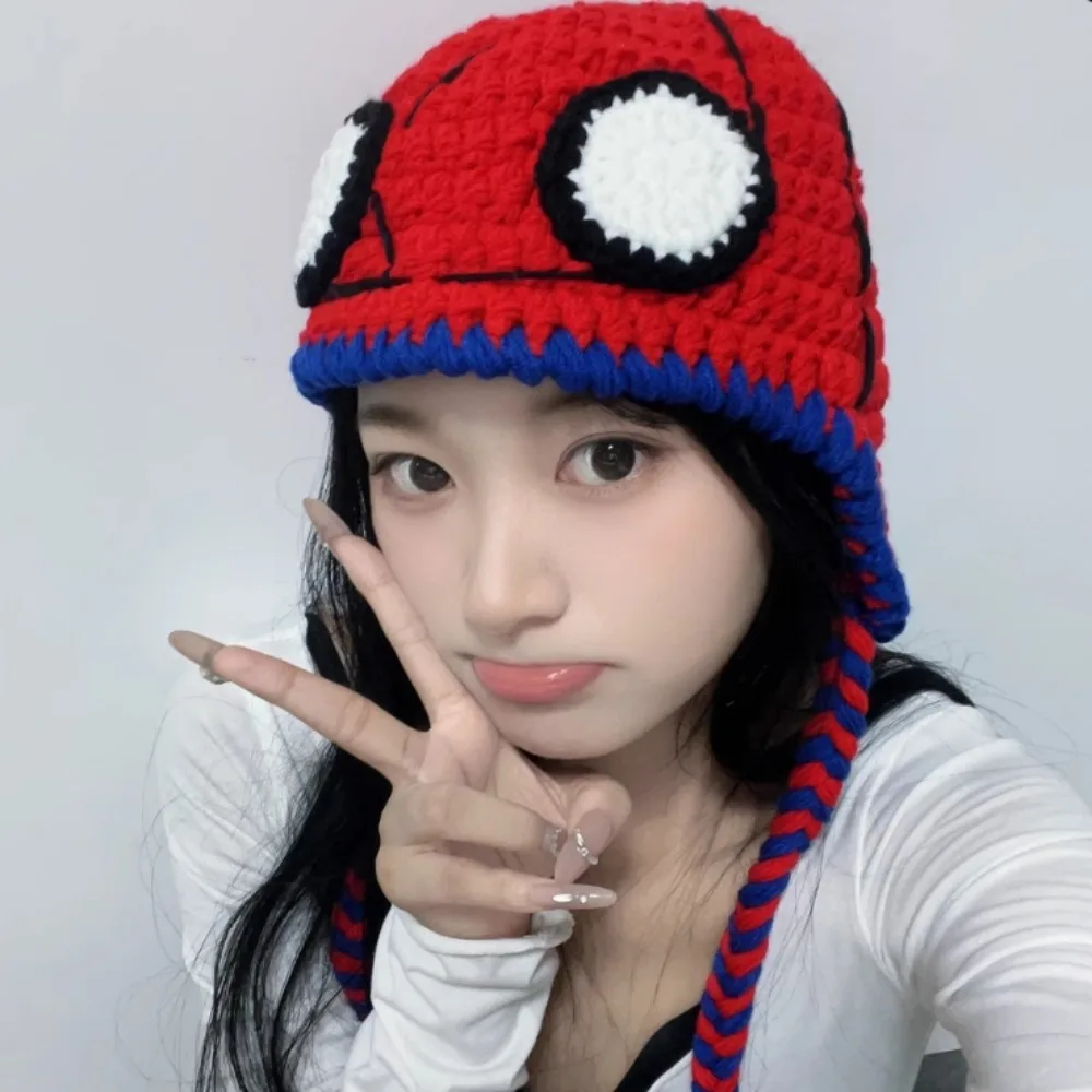 Four Seasons Spider Man Men's and Women's Cute Universal Y2K Knit Hat Riding Outdoor Sports Fashion Kawaii Hat Cosplay Gifts