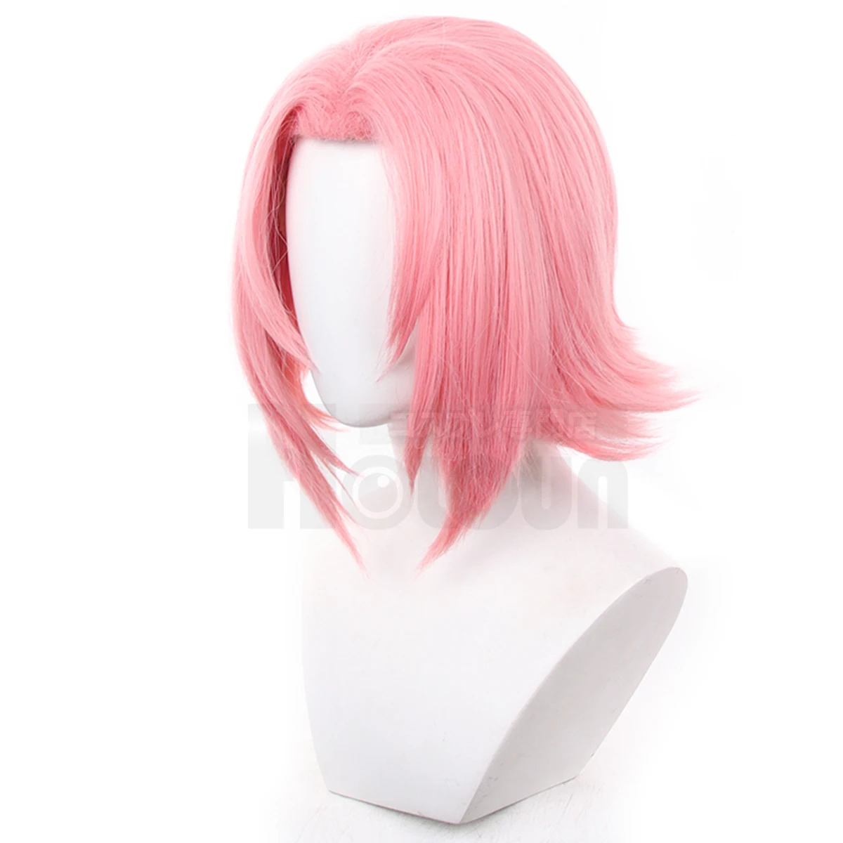 HOLOUN Anime Haruno Sakura Cosplay Wig Rose Net Synthetic Fiber Adjustable Size Heat Resistant Cap Christmas