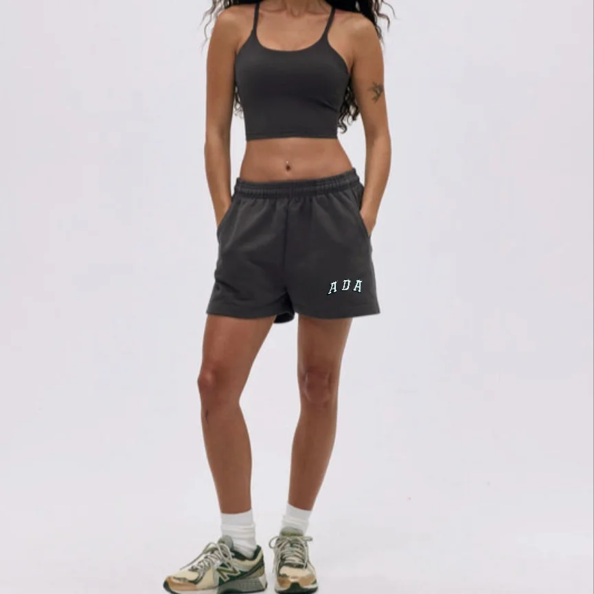 

Adanola Cotton ort Pants for Women Summer Outdoor Ci Sle l Waist Straight Leg Length orts Yoga Exercise Trousers