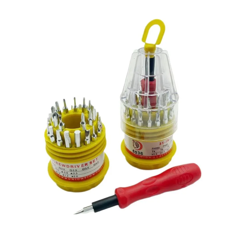 31 in 1 Screwdriver, Cross Mobile Phone Repair Tool, Personal Care Appliance Accessories, Pagoda Multi-function Screwdriver Set