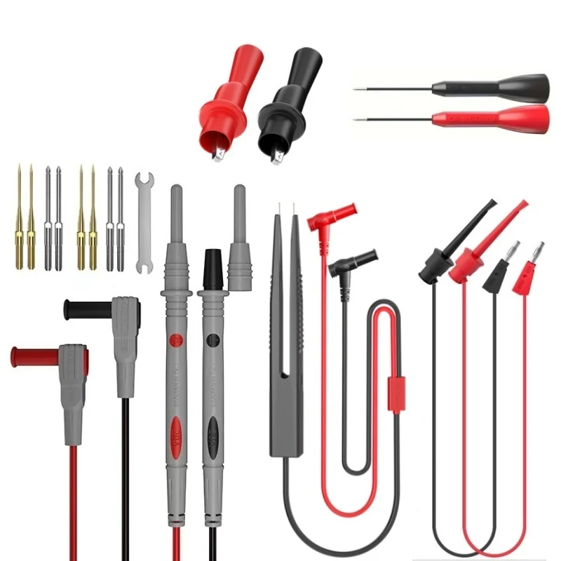 

Многофункциональный набор для ремонта автомобилей со сменными насадками, комбинированный тестовый комплект с мультиметром, универсальный набор мультиметров для гибкого использования.