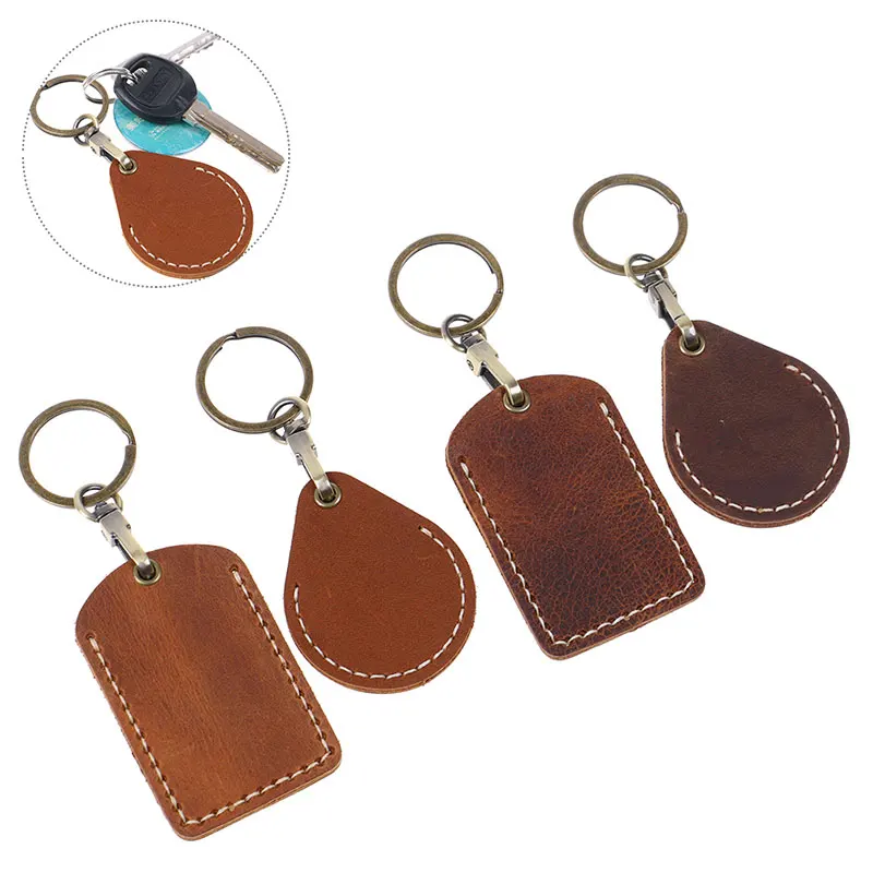 1pc Keychain Key Ring Doorlock Access Control Tags Keyfob Tag ID Card Case Keychain Access Card Bag Key Tag Ring 24 Styles