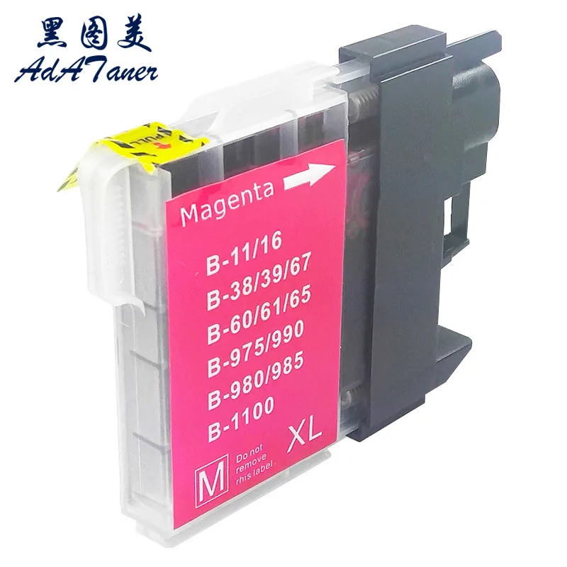 LC11 LC16 LC61 LC60 LC65 LC38 LC 39 LC 61 980 1100 LC-985 InkJet Ink Cartridge For Brother DCP-J140W DCP-145C DCP-165C 185C 195C