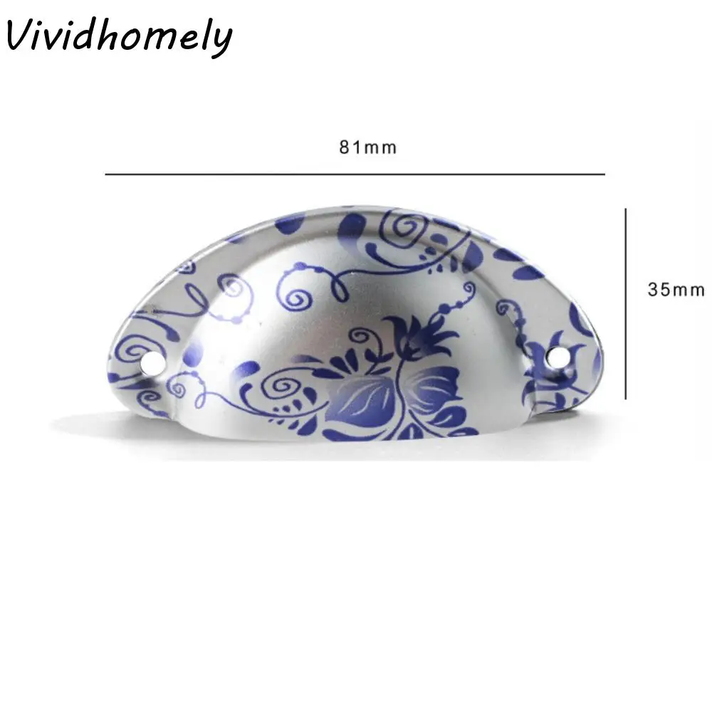 

30pcs Creative Retro Cabinet Door Knobs Furniture Hardware Push-pull Wardrobe Drawer Pulls Luxury Shell Handle Window