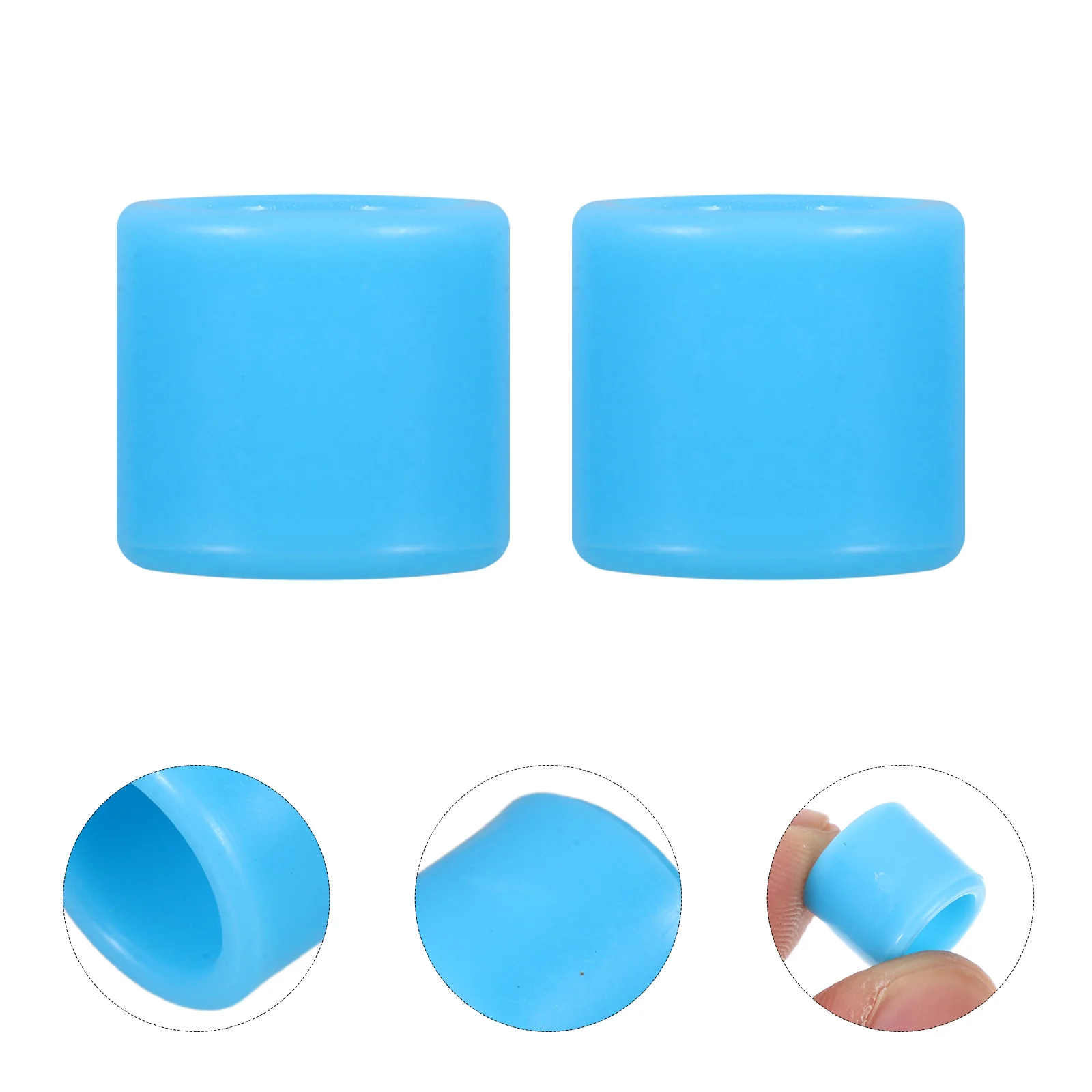 

50pcs 8Mm Pigeon Leg Rings No Number Solid Color Bird Identification Bands For Quail Doves Small Poultry Closed Foot Bands