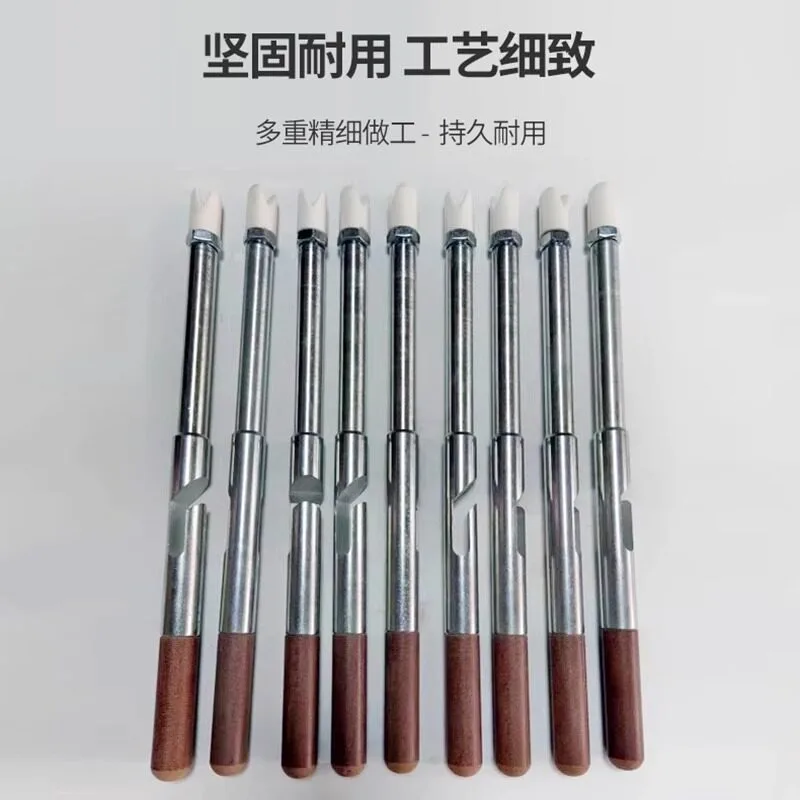 Crimping rod/tin plating machine tin furnace crimping rod, porcelain fork, porcelain duck bill