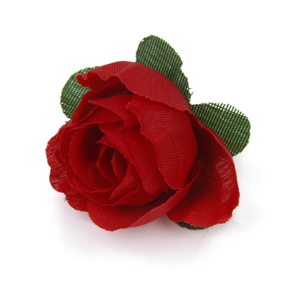 

100 Pcs Artificial Rose Flower Craft Ornament Flowers Decor Faux Manual Handmade