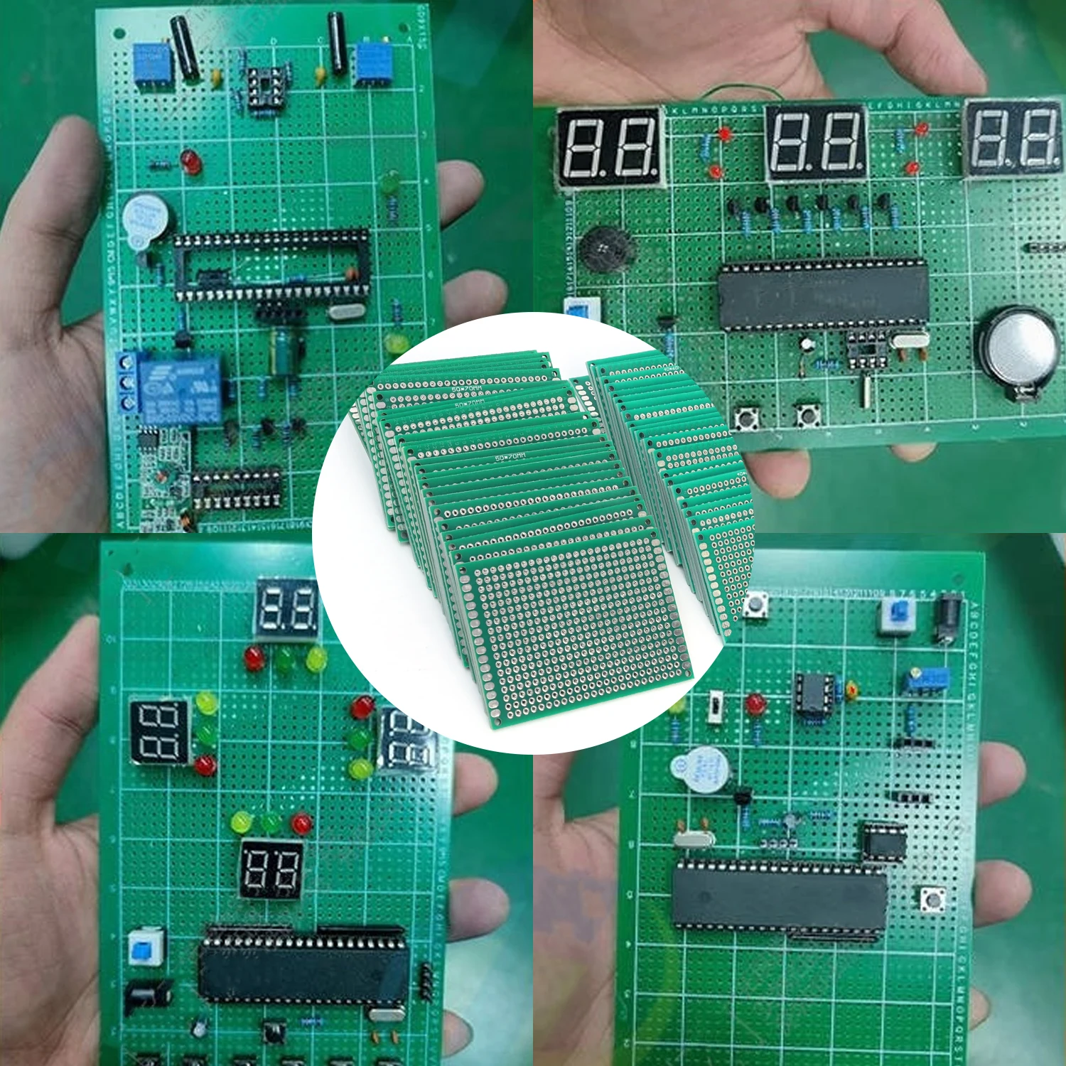 5x7 سنتيمتر 4x6 سنتيمتر ضعف الجانب النموذج DIY بها بنفسك طابعة مجلس العالمي الدوائر المطبوعة لوحة دارات مطبوعة Protoboards ثلاثية الأبعاد ملحقات الطابعة #3
