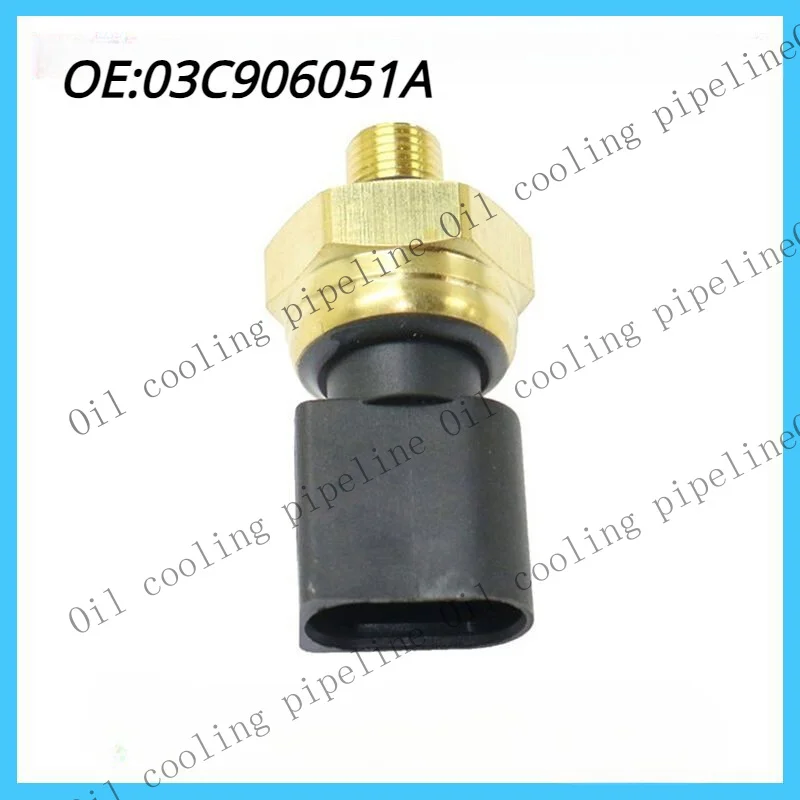 A+ Fuel Pressure Sensor 03C906051A Fits For Audi A8 Quattro Q7 VW CC Touareg Passat