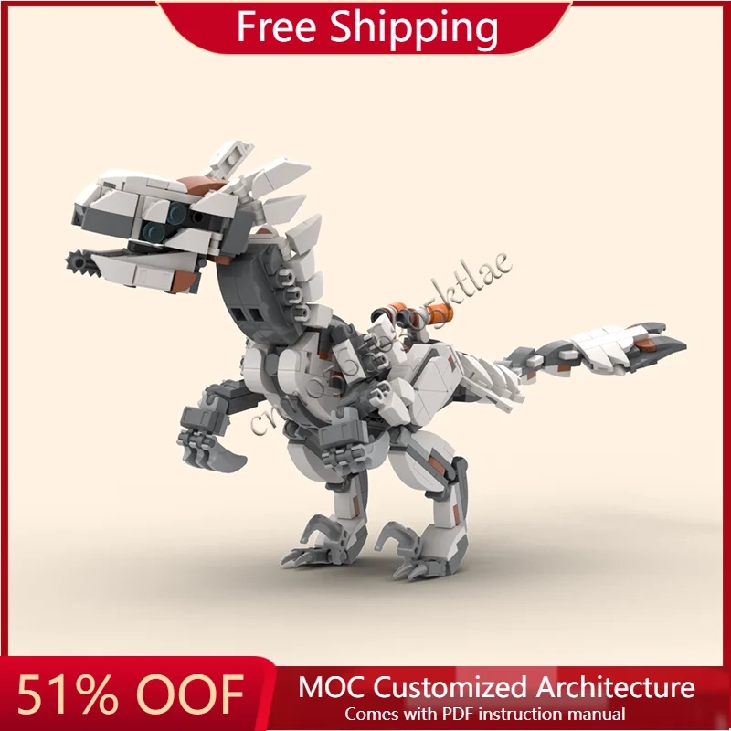 

New 532 Parts MOC Dinosaur Building Blocks Model Creative DIY Assembly Toys Set Christmas Gift For Christmas And Birthday Gifts
