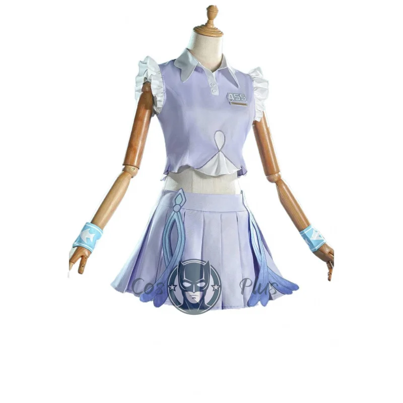 أزياء لعبة Sangonomiya Kokomi التأثيرية Genshin Impact الرياضية اليومية الزي الرسمي مجموعة كاملة من ملابس الرسوم المتحركة للهالوين لـ Comic Con #2