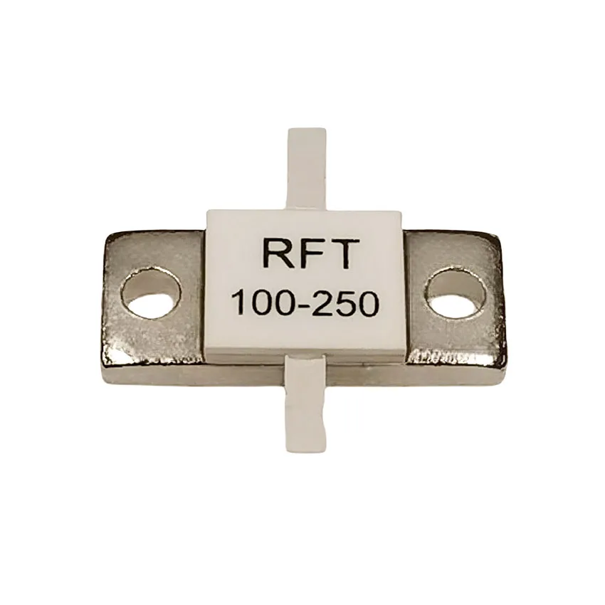 

R F T100-250RM2510 F l a n g e d Двойной провод 100 Ом 250 Вт РЧ-резистор высокой мощности