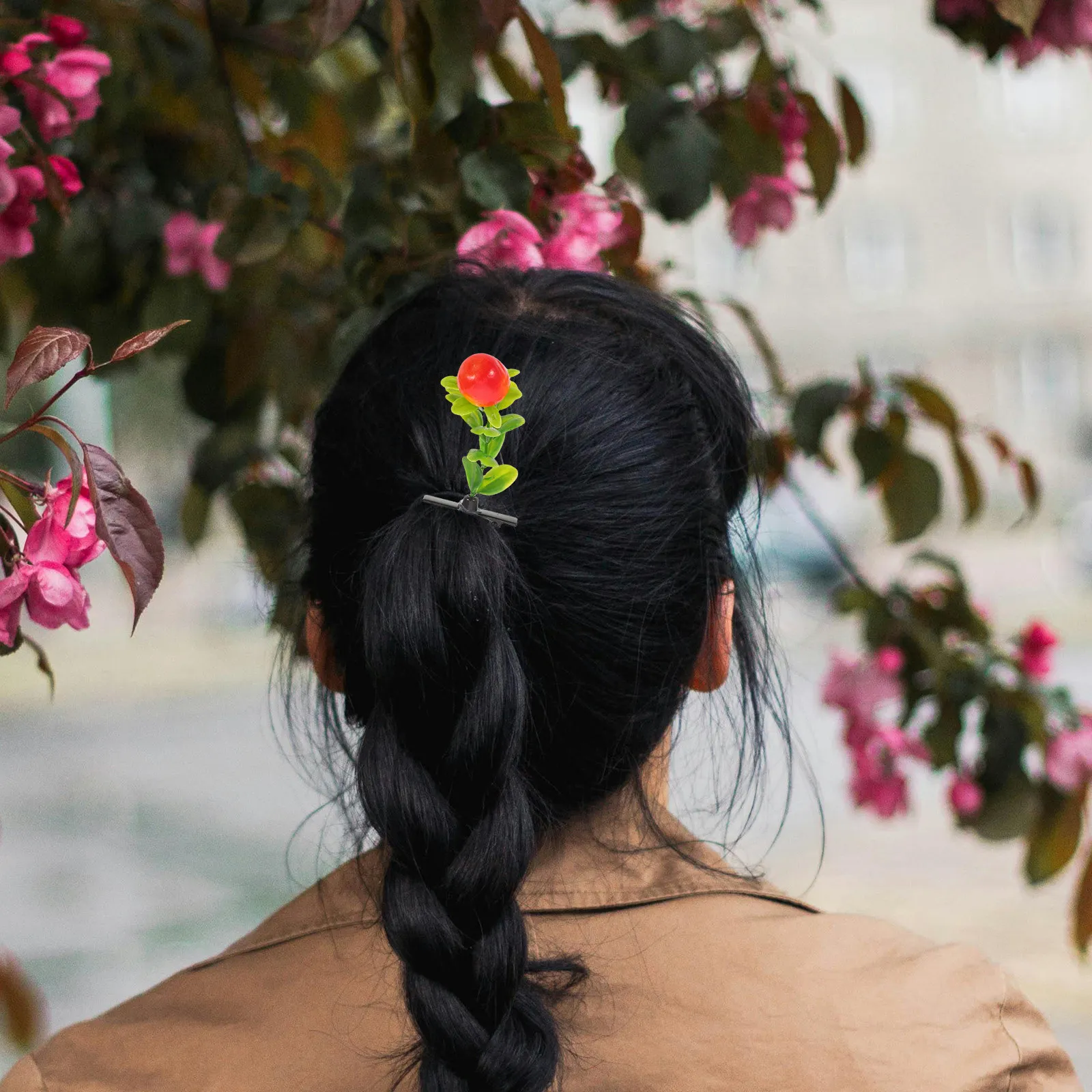 30Pcs Kawaii Plant Hair Clips Cute Simulation Fruit Vegetable Grass Barrettes Lightweight Hair Accessories for Women Party