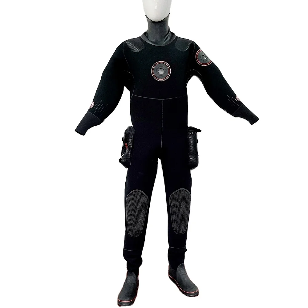 High Quality Neoprene Drysuit Wetsuit With Valves For Diving Suit