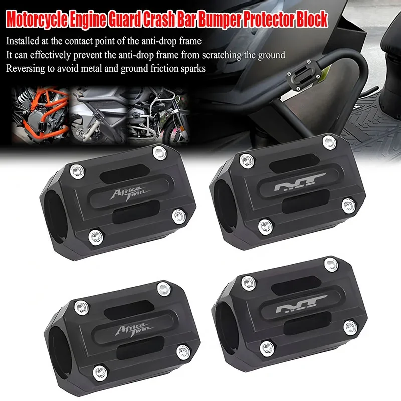 Fit For Africa Twin CRF1100L CRF 1100 1000L Adventure NT1100 NT 1100 Motorcycle Engine Guard Bumper Crash Bar Protection Block