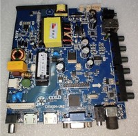 FREE SHIPPING !  CV56XH-U42  Universal three and one point TV motherboard 2 HD interface HDMI Send the remote control together