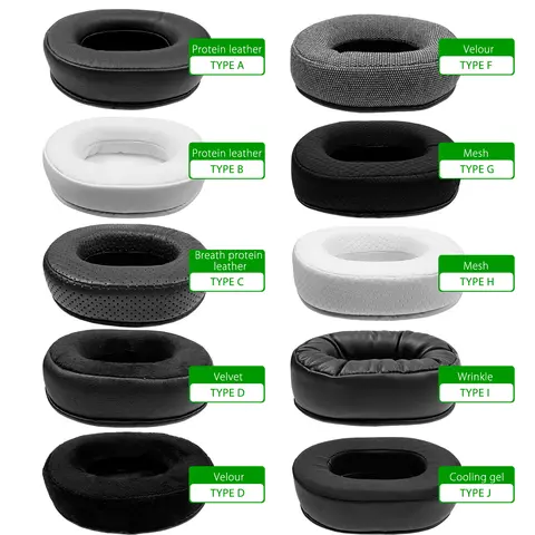 Mpow 059 / H5 / H1 / H4 / H21 / BH059A 헤드폰 이어 패드 슬리브 패드 귀마개 헤드 밴드 용 Nullkeai 교체 용 이어 쿠션