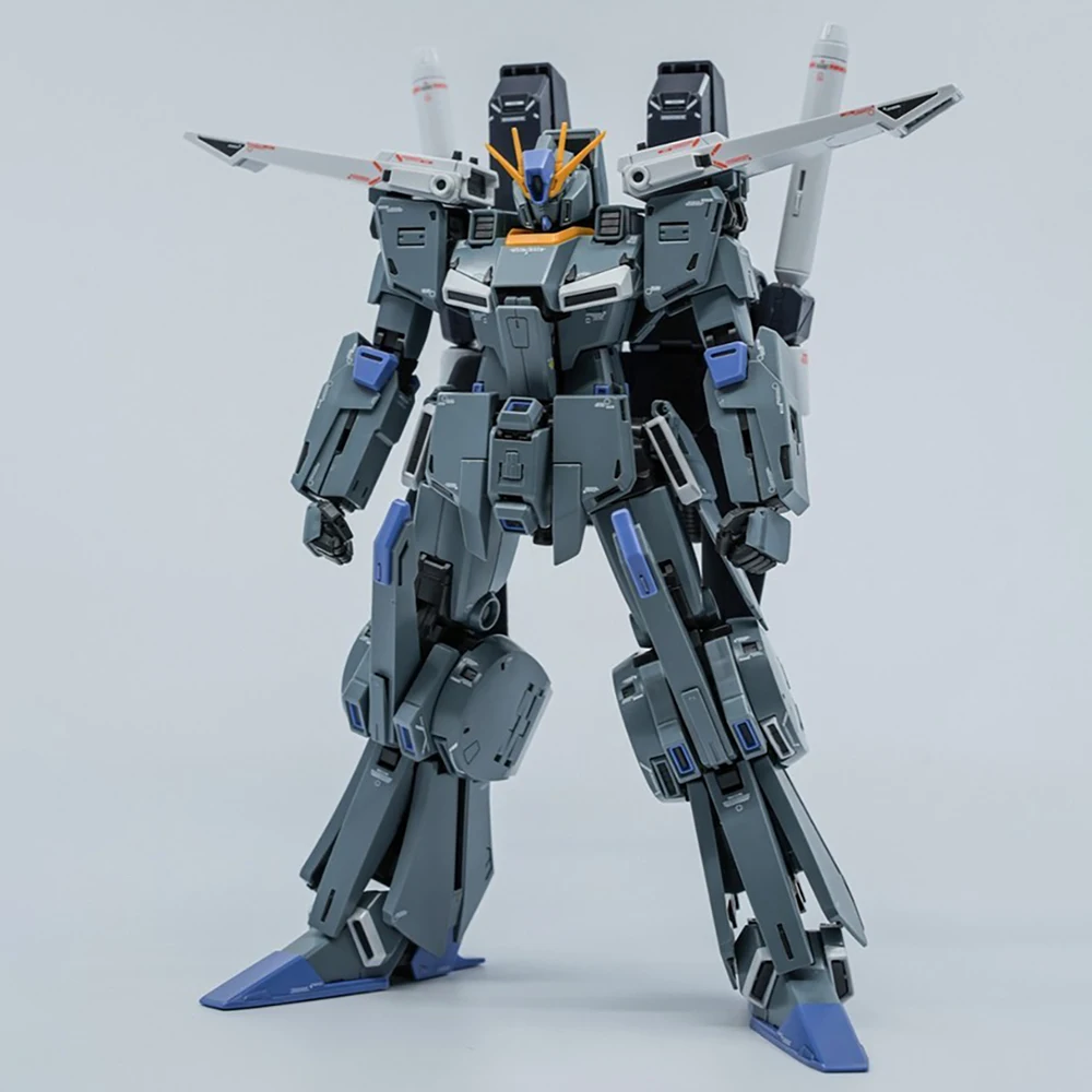 [In Stock] Original Bandai MG FA-010A FAZZ Ver.Ka 1/100 Scale Collectible Anime Action Figure Assembling Model Ornament Toys