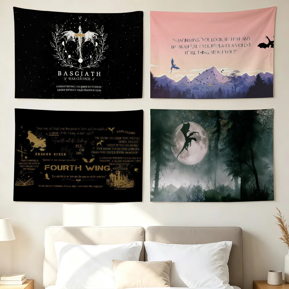 Romantic Fantasy F-fourth W-wing Flag Wall Decorations Home Decor Suitable For Living Room Bedrooms Dormitories Parties Holidays
