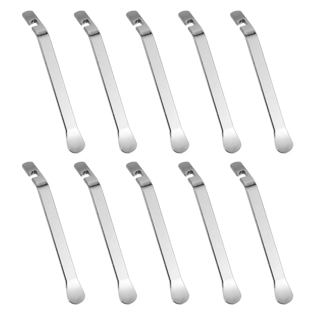 

10Pcs Stainless Steel Tire Levers Ergonomic Durable Bike Curved Tyre Levers Easy Tire Removal Tools Cycling Tyre Spoons