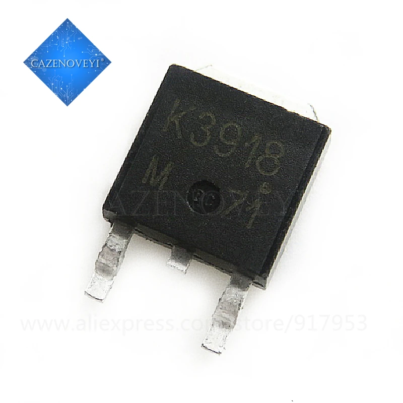 10 шт./лот 2SK3918 SOT252 K3918 SOT MOSFET SMD новая и оригинальная микросхема в наличии