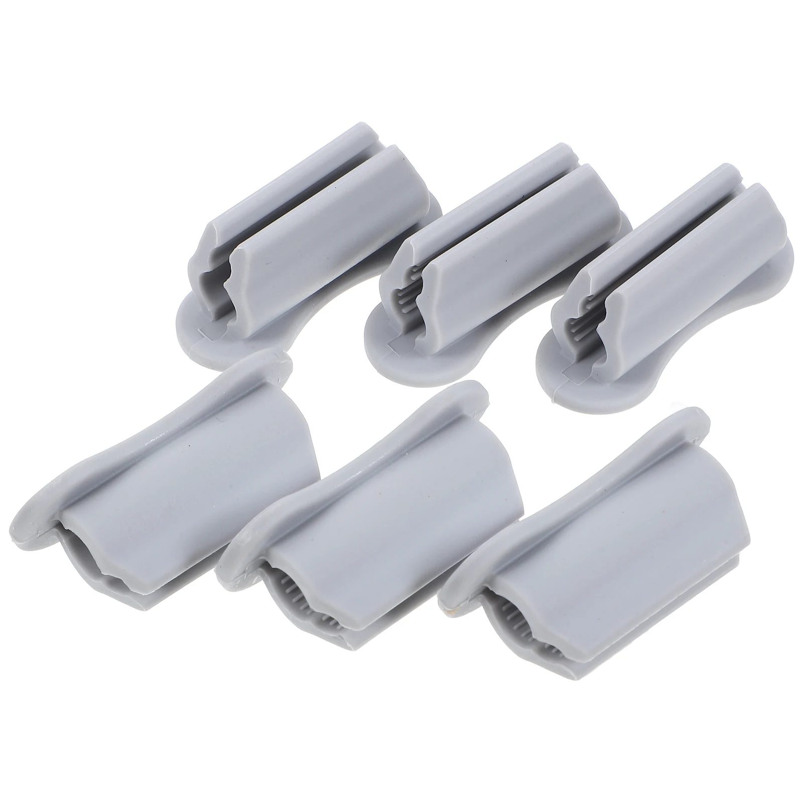 

6pcs Silicone Holder Classroom Organizer Adhesive Desk Storage Clips Pencil Parking For Car Home Office Pen Clips Adhesive