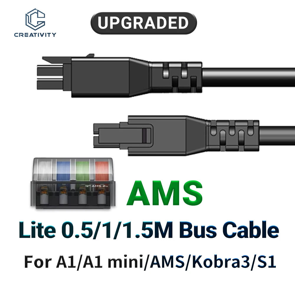 Обновление Bambu Lab AMS Lite 0,5 м/1 м/2 м 4-контактный OEM-удлинительный