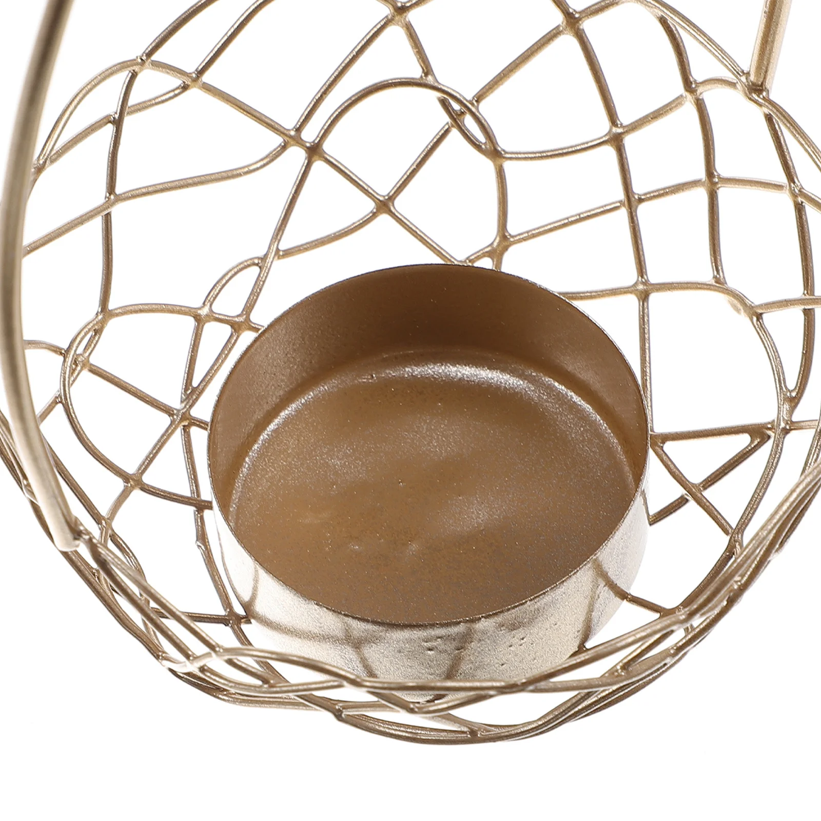 

1Pcs Nordic Style Candlestick Iron Art Creative Design Stable Easy Clean Elegant Tabletop Ornament Indoor Display Rack