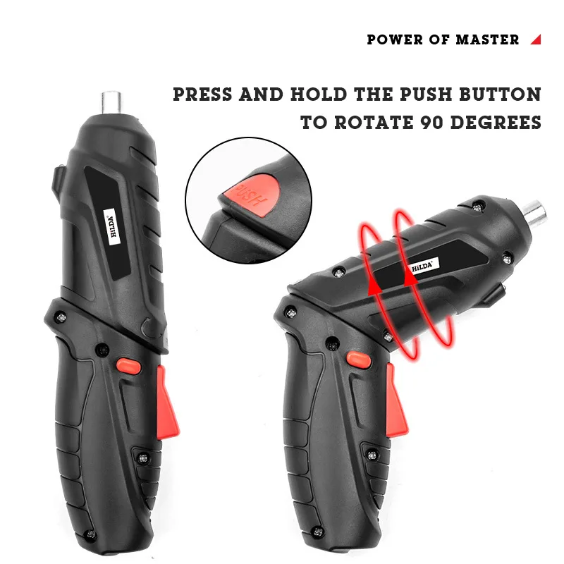 4.2 V electric screwdriver set electric group of electric screwdriver folded mini USB lithium electric plug-in machine