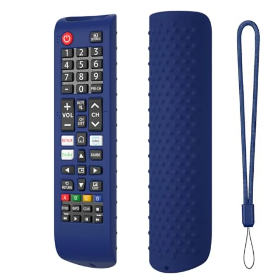 

Silicone Cover for Samsung TV Remote BN59-01315J, BN59-01315A, BN59-01199F - Soft, Durable, Anti-Slip and Shockproof Protective