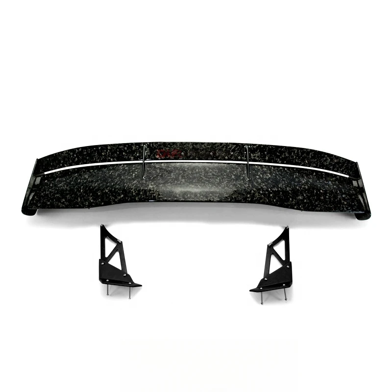 Hot Selling VTX5 Style Double Deck Forged Carbon Fiber GT Rear Spoiler Fit For Honda Civic FK7 FK8 Car Exterior Mod Accessories 5